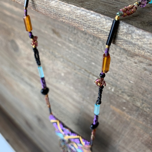 Art Deco Revival Lariat Necklace - Picture 2 of 5